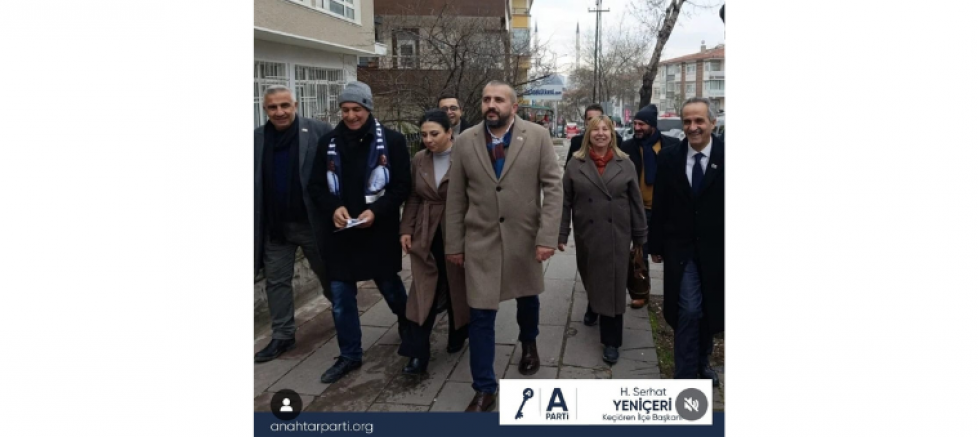 Anahtar Parti Keçiören İlçe Başkanı Hamza Serhat Yeniçeri’den Esnaf Ziyareti.  - GÜNDEM - İnternetin Ajansı