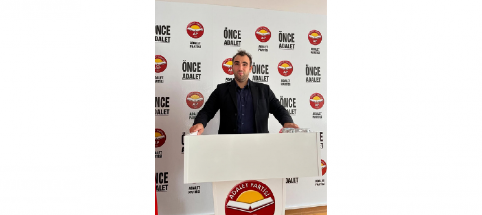 ADALET PARTİSİ BAŞAKŞEHİR İLÇE BAŞKANI ENES YAZICI: 