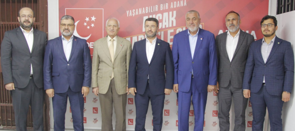 HÜDA-PAR’DAN, SAADET PARTİSİ ADANA İL BAŞKANI KEYHIDIR'A HAYIRLI OLSUN ZİYARETİ - GÜNDEM - İnternetin Ajansı